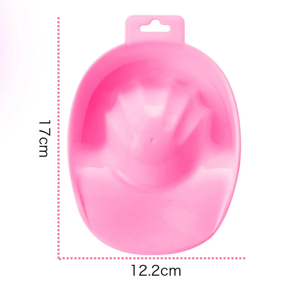 Hand Nail SPA Acetone Resistant Manicure Remover Tray Soak Off Warm Water Bowl D40