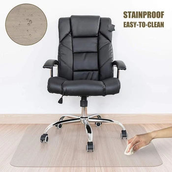 

Chair Mat Pvc,Hard Floor Cushion Protection Pad Transparent Rolling Wheelchair Cushion Office Chair Cushion-1.5Mm