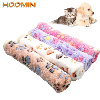 

Pet Blanket Pet Soft Fleece Pad Home Rug Keep Warm Sleeping Cover Dog Bed Mats For Puppy Dog Cat Sofa Cushion Pet Supplies