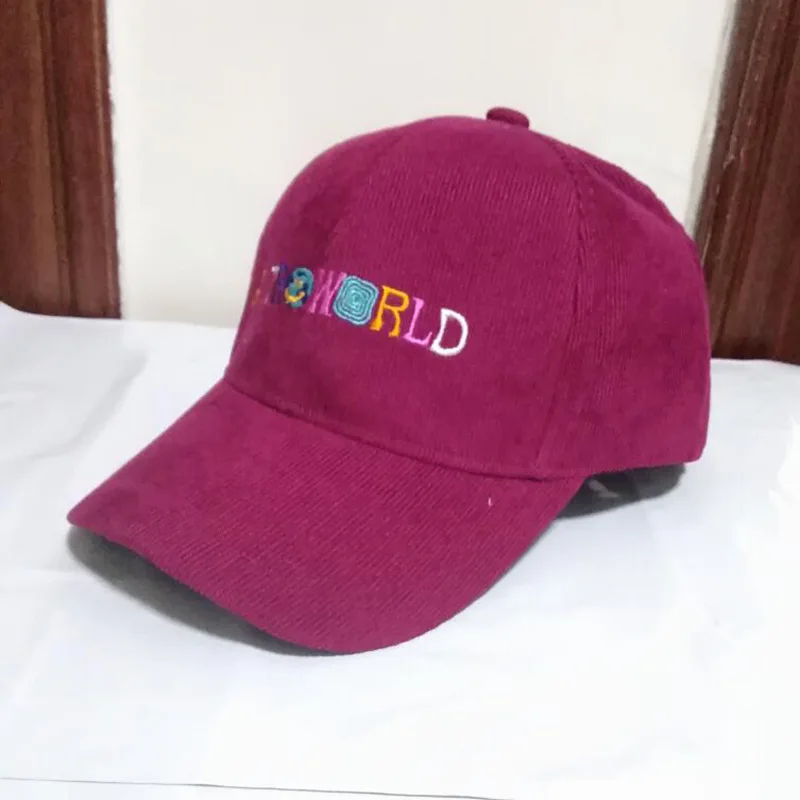 Последние альбом ASTROWORLD папа шляпа хлопок высокое качество вышивка Astroworld бейсболки унисекс