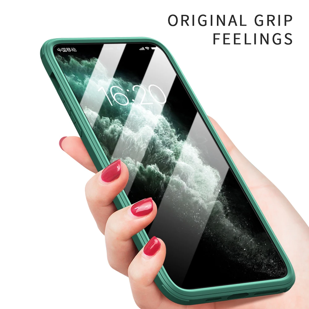 360 полная защита противоударный чехол для Apple iPhone XR X XS 11 Pro Max 11 чехол мягкий акриловый стеклянный чехол для iPhone XS Max чехол