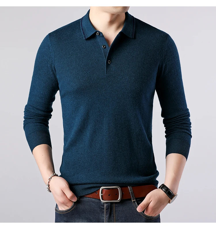 Осень зима мужская водолазка сплошной цвет Повседневный свитер мужской Slim Fit бренд трикотажные пуловеры шерсть Pull Homme