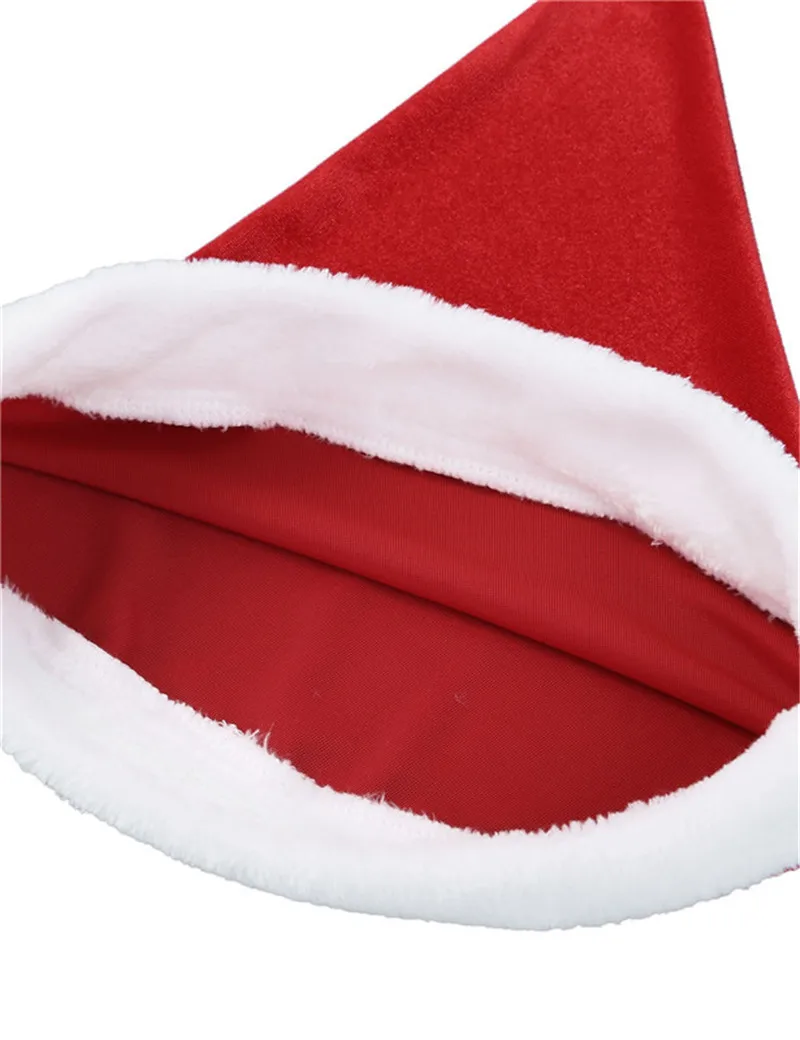 2 шт., женский костюм Mrs Santa Coslplay, рождественское нарядное платье, наряд с круглым вырезом и длинным Расклешенным рукавом, белое Фланелевое приталенное платье, шляпа