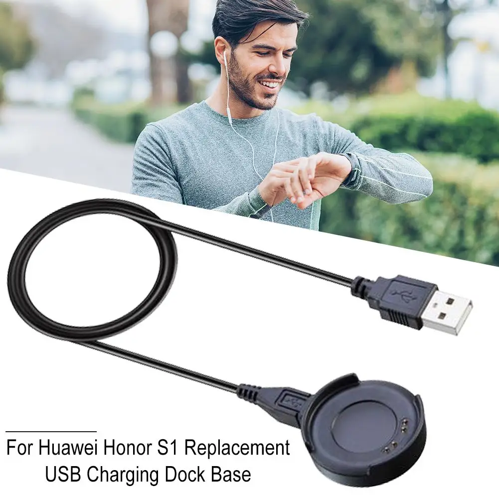 Смарт-часы магнитное зарядное устройство для huawei Honor S1 Замена usb зарядная док-станция база Смарт-часы аксессуары