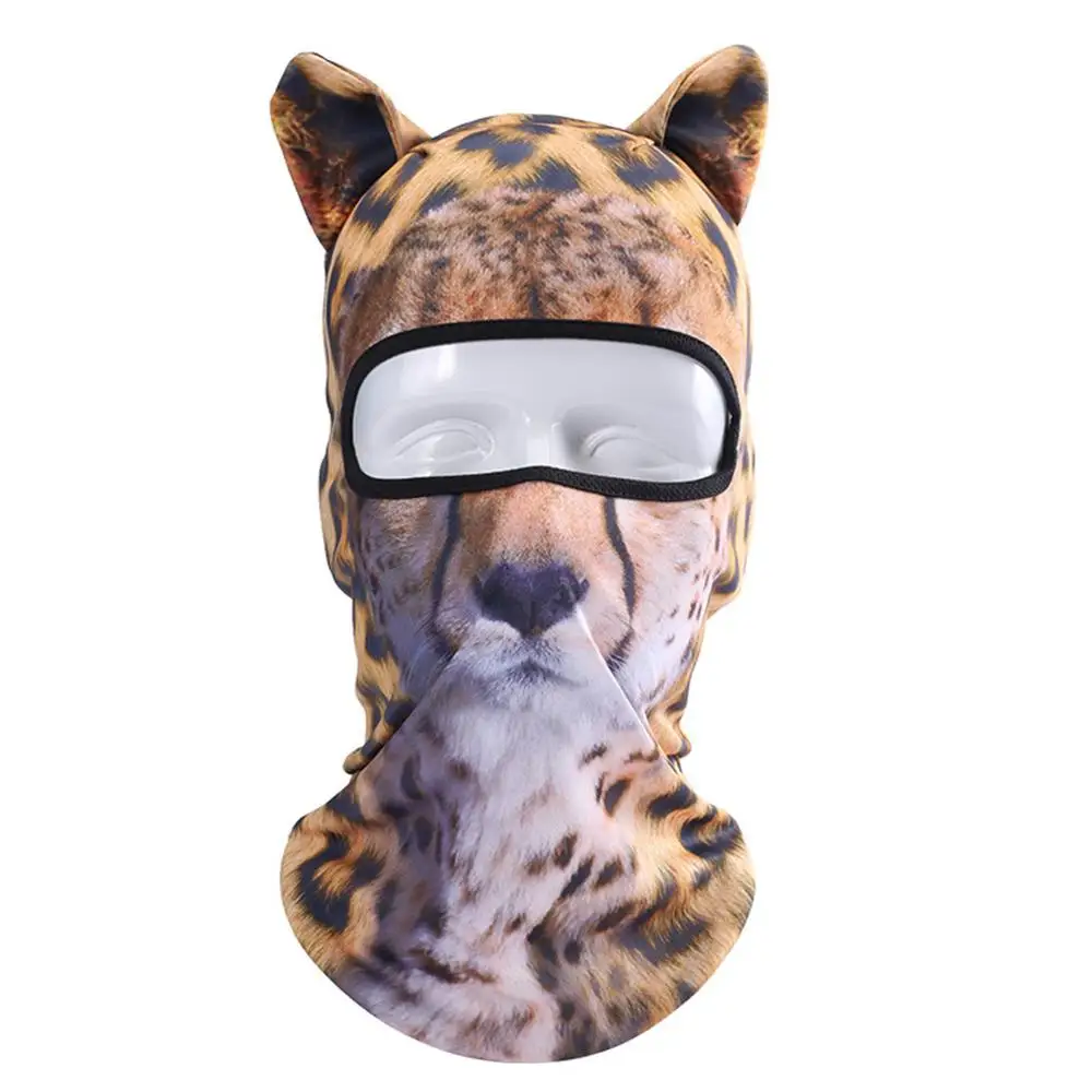 3D кошка собака милые животные Ветрозащитная Балаклава Skullies Beanie Забавный ШЛЕМ ЛАЙНЕР зимняя шапка теплая маска для лица шапка для женщин и мужчин - Цвет: A8