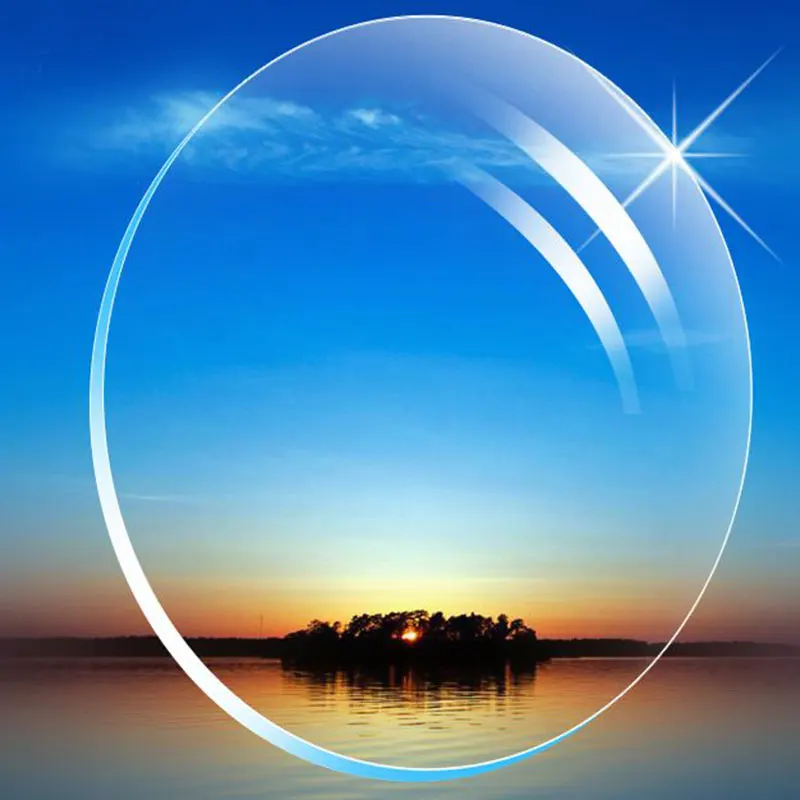 1.56 1.61 1.67 1.74 Anti Blue Light Prescription CR-39 Resin Aspheric Glasses Lenses Myopia Hyperopia Presbyopia lenses