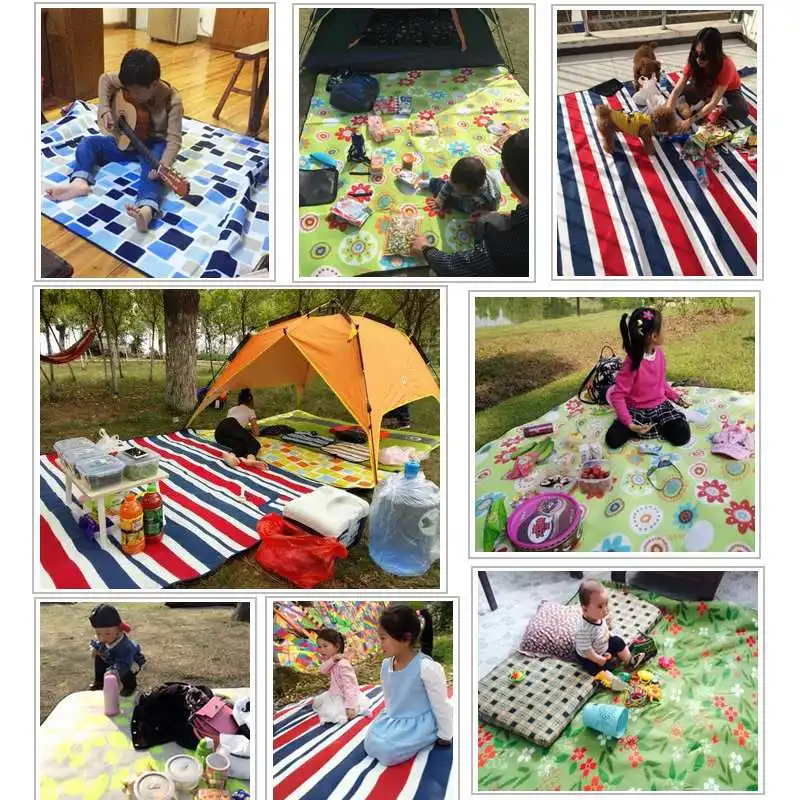 150x200 см Открытый портативный коврик для пикника Водонепроницаемый Кемпинг путешествия пляж коврик матрас спальный складной коврик одеяло
