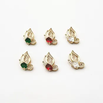 

New arrival! 22x16mm 50pcs Cubic Zirc/Crystal Butterfly Charm for Ear DIY Making parts,Jewelry Accessories Findings & Component
