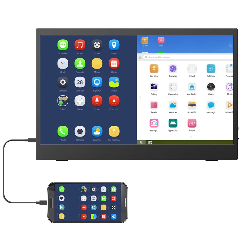 Lilliput UMTC-1400 Портативный Ультратонкий 14 дюймов сенсорный экран usb Тип C игровой монитор для PS4 ноутбук телефон Xbox переключатель ПК
