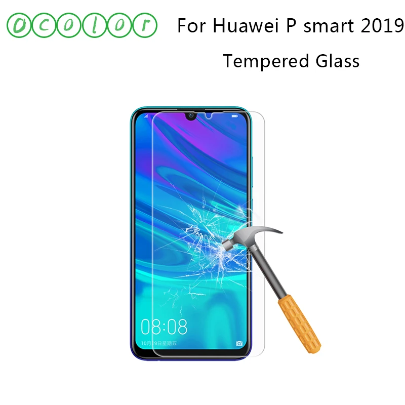 Ocolor для huawei P smart 2019 протектор экрана из закаленного стекла стальная замена пленки