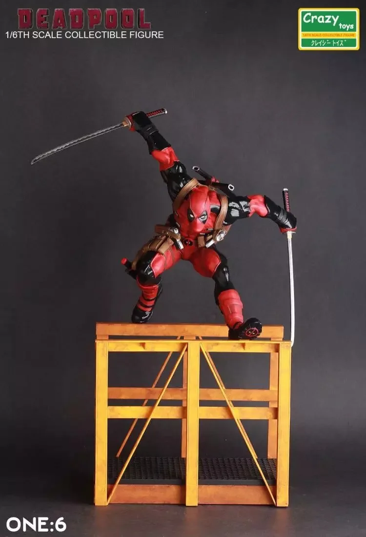 

Anime Garage Kit X-Men Deadpool Hurdle Deadpool Small Base Ryan Reynolds Boxed Garage Kit