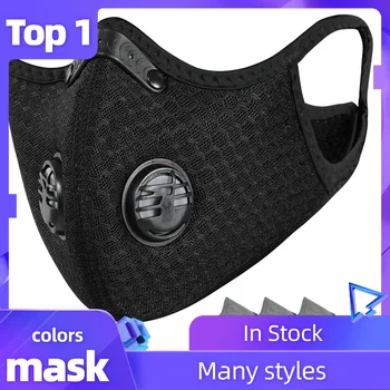 

Wholesale Unisex Dust Mask With 3 Filters Half Face Mask Reusable Activated Carbon Dustproof Mascarillas Adjustable Women Men