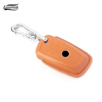 

Car Genuine Leather Key Case For BMW 520 525 f30 f10 F18 118i 320i 3 5 7 Series X3 X4 M3 M4 M5 Car Styling Protection Key Shell