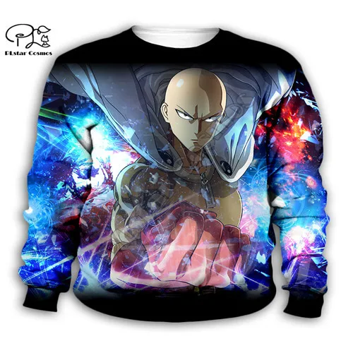 Детские толстовки с капюшоном; толстовка с длинными рукавами и 3D принтом «One Punch Man» для маленьких мальчиков; Saitama Oppai; одежда для детей; «galaxy fire ice» - Цвет: Kids sweatshirts