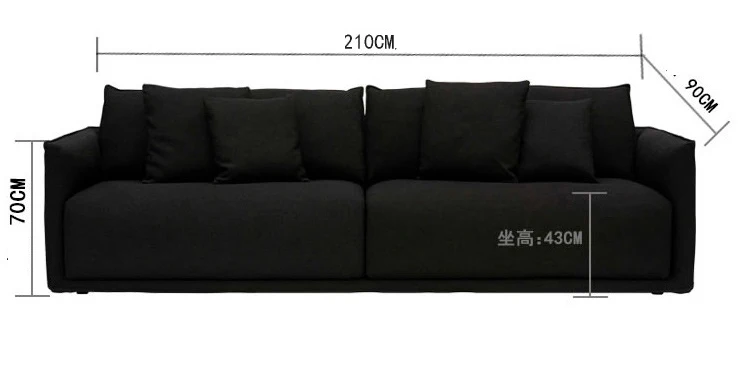 210X90X70CM 3 SEAT Набор из 3 шт 123 высокое качество фарбик домашний диван на дом - Цвет: 210X90X70CM 3 SEAT