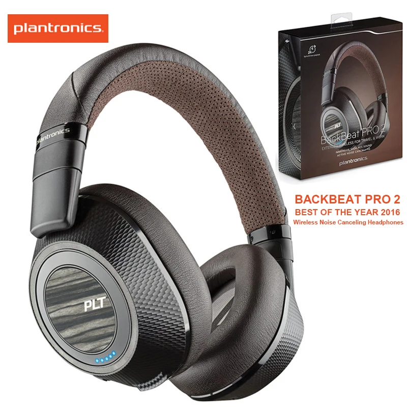 Беспроводные наушники с шумоподавлением PLANTRONICS BACKBEAT PRO 2+ микрофон с насыщенным захватывающим аудио bluetooth-наушником для Xiaomi