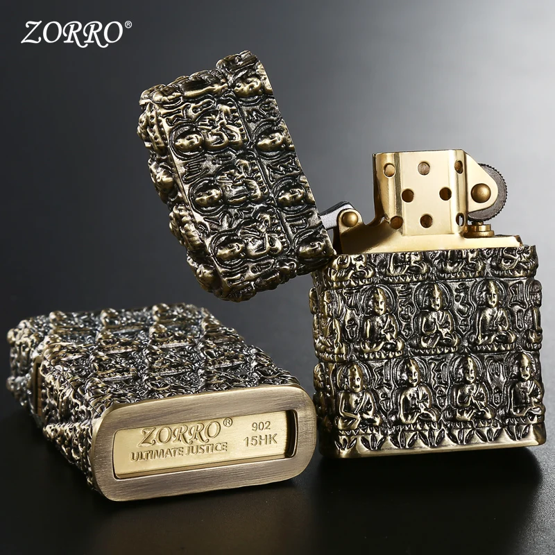 Kerosene lighters customize the Buddha Chao Zong creative wind proof limit men's lighter retro birthday boyfriend