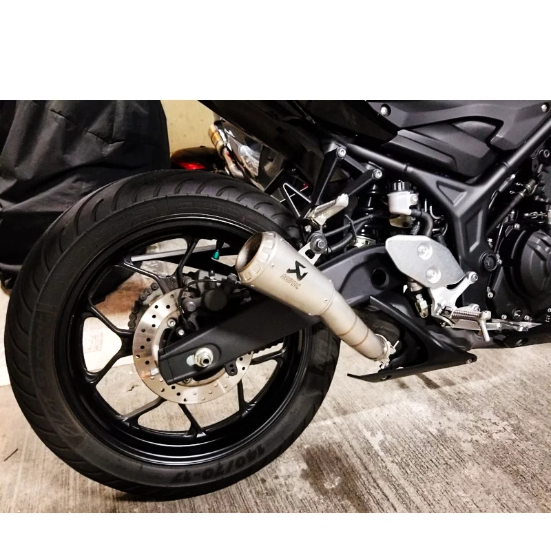 Слипоны для YZF-R3 YZF-R25 MT-03 MT03 R3 R25 мотоцикл выхлопной изменение глушитель выхлопной трубы труба полный комплект