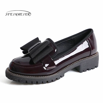 

Women oxford Spring shoes leather loafers for woman sneakers female oxfords ladies single shoes 2020 slip on summer shoes