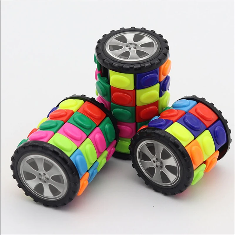 ZCube 5X5X5 в форме кукурузы, полезная декомпрессия, 3X3X3, волшебный куб, ручной спин, антистресс, сделай сам, цилиндрические пазлы, игрушка для мальчиков, игры разума