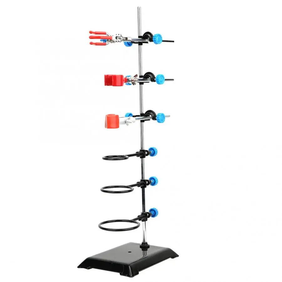 

Laboratory Support Stand Bracket Chemical Flask Clamp Lab Experiment Instrument School Supply for Schools Factories Research