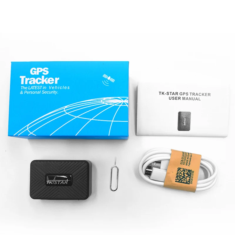 with box Мини GSM gps трекер Автомобильная сигнализация охранный локатор автомобиля анти-потеря отслеживающее устройство в режиме реального времени Локация трекер веб-приложение - Цвет: with box