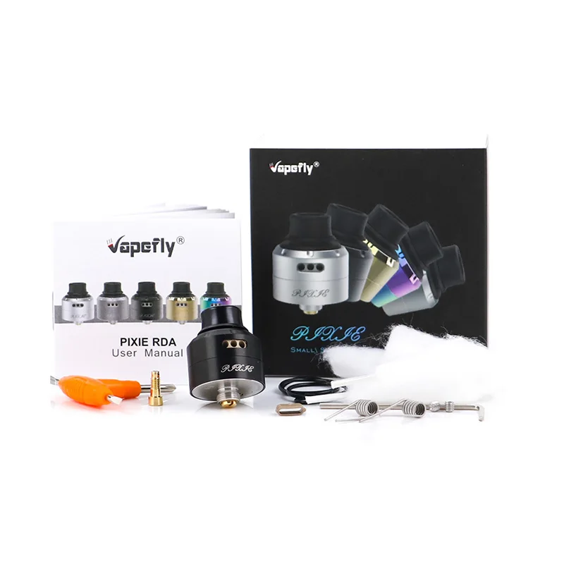 Оригинальная электронная сигарета vape атомайзер Vapefly Pixie RDA одна катушка с BF squonk pin RDA атомайзер VS drop RDA