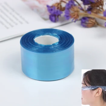 

200 Glasses Leg Sets Plastic Blue Disposable Salon Hair Dyeing Coloring Protector Covers For Glasses Legs DIY Hair Styling Tool