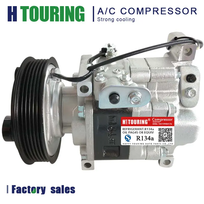 Авто AC компрессор PANASONIC для автомобиля Mazda 3 1,3 1,6 2003-2009 BP4K-61-K00 H12A1AG4DY H12-A1A-G4DY BP4K61K00A BP4K61K00B 6PK