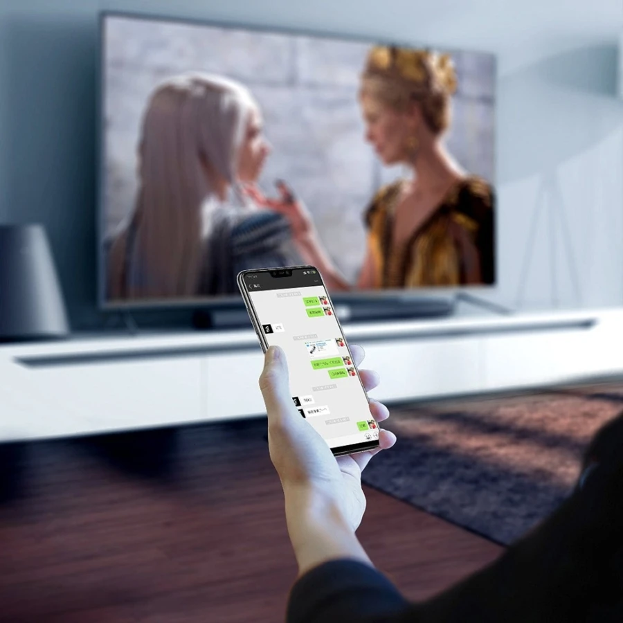 Xiaomi Улучшенный HDMI беспроводное зеркальное устройство мульти использование такой же беспроводной экран 2,4G+ 5g 1080 P HD интеллектуальный экран