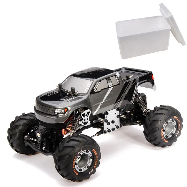 Black Foam Box Радиоуправляемый, для автомобильных гонок автомобилей HBX 2098B 1/24 1:24 машина RTR 4WD Bigfoot пульт дистанционного управления альпинист Багги скалолазание гусеничная машина детские игрушки - Цвет: Black Foam Box