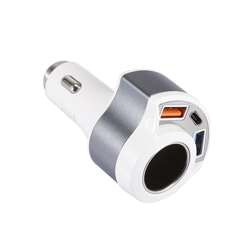 2 4 в 1 12 В 3A два порта usb type C автомобильного прикуривателя автомобильные аксессуары быстрое зарядное устройство - Название цвета: 2