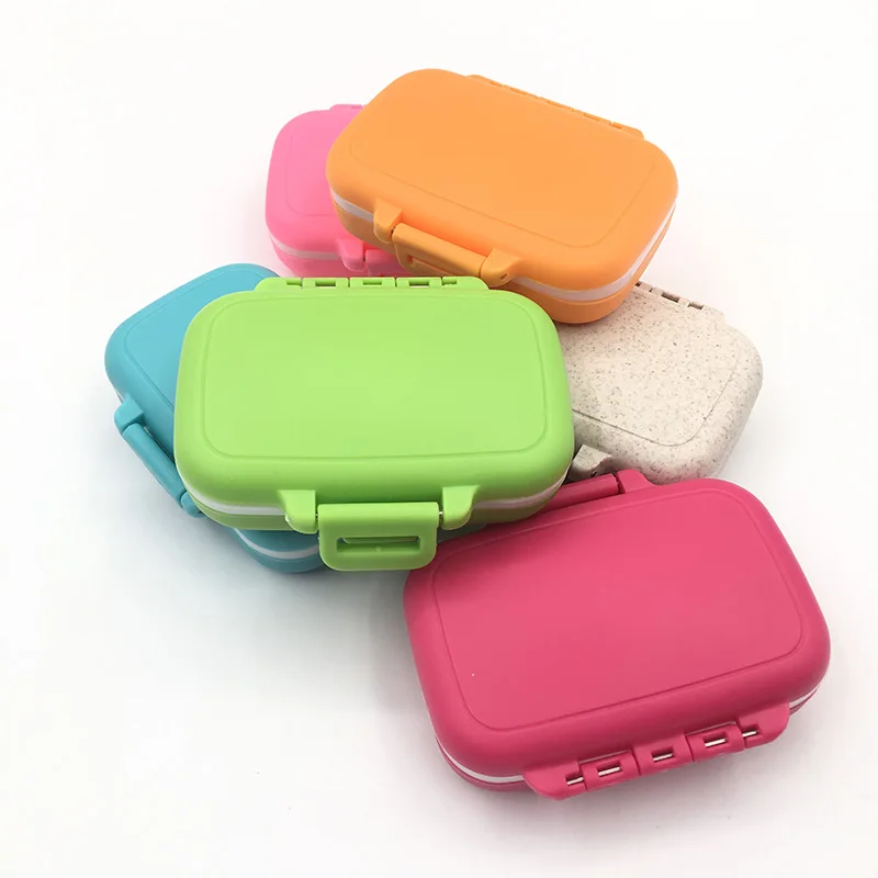 Таблетки коробка чехол таблетки Органайзер Портативный 7 дней 3 сетки дорожные