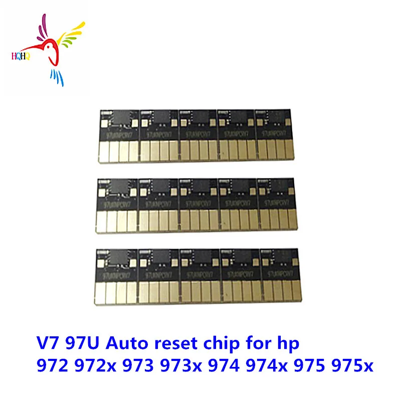 Чип V7 97U ARC для hp 975 975x чип автоматического сброса для hp pagewide 452dn/dw/477dn/dw/552dw/577dw/z/352dw377dw Постоянный чип 975xl