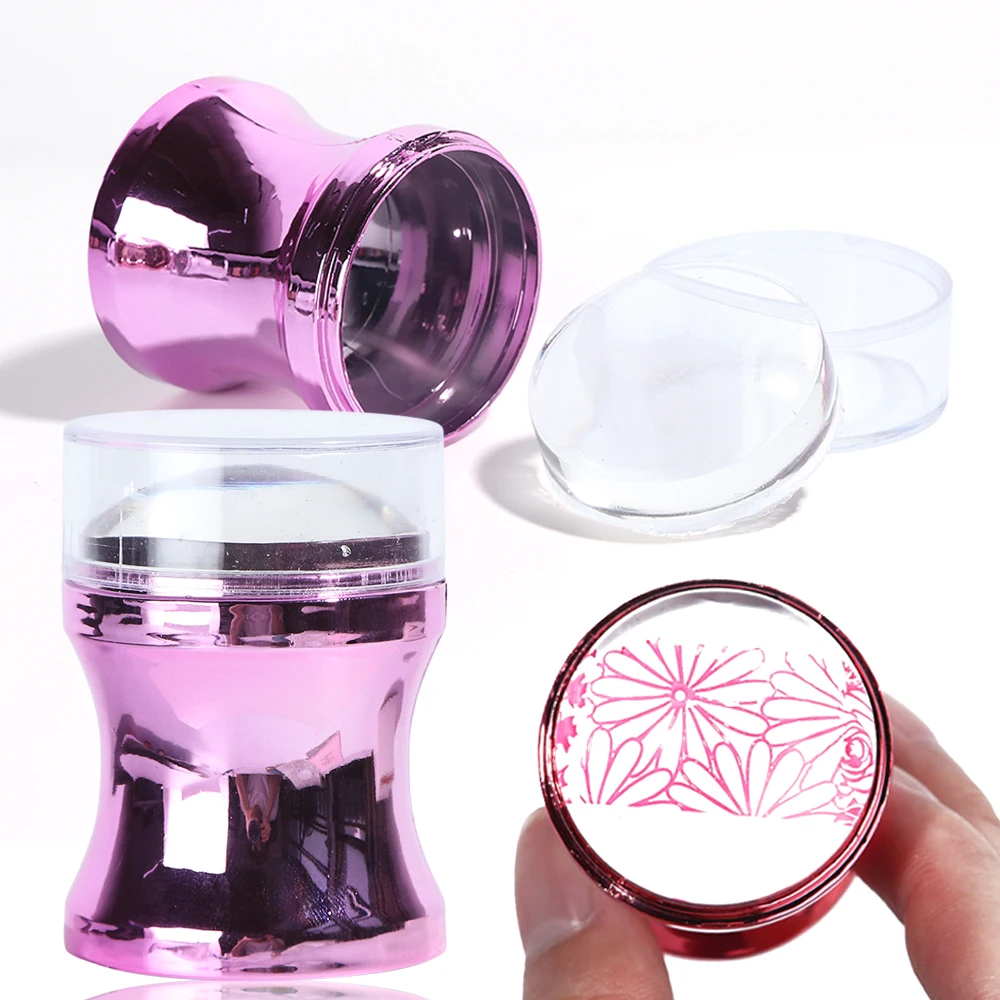 Прозрачные силиконовые пластины для стемпера набор стемпинга дизайна ногтей 3