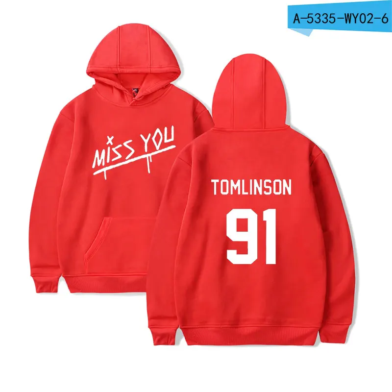 Kpop Harajuku Tomlinson One Direction, толстовки, толстовка, Весенняя женская, для мальчиков и девочек, модные толстовки, толстовка, повседневная одежда - Цвет: as picture