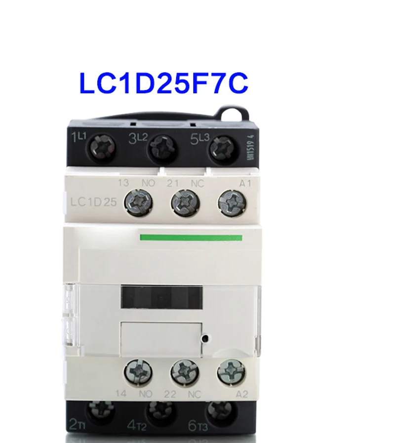 AC контакт 220V Катушка 380V трехфазный LC1D09M7C небольшой DC 24V лифт 110V - Цвет: LC1D025F7C