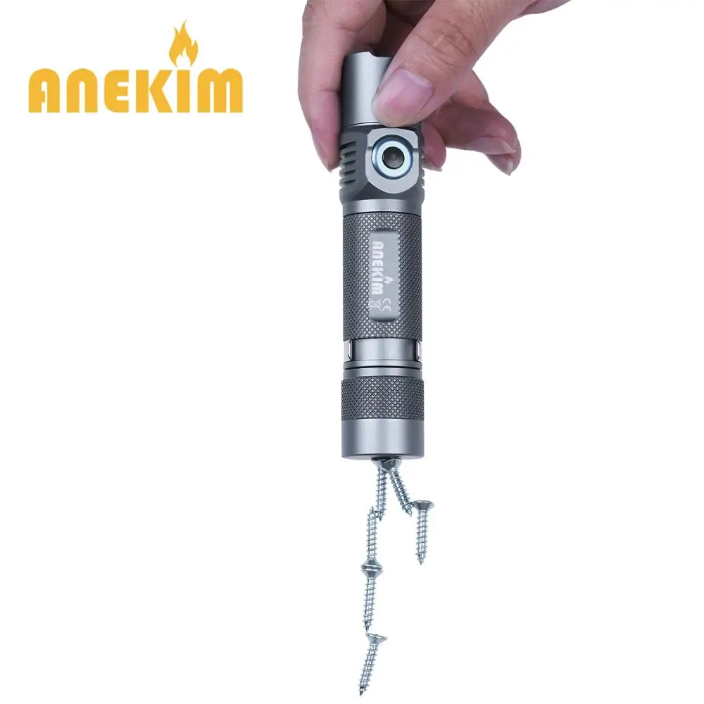ANEKIM VC30 P9 Тактический 1050lm светодиодный фонарик с индикатором питания ATR, USB зарядка, хвост Магнитный 18650 EDC фонарик