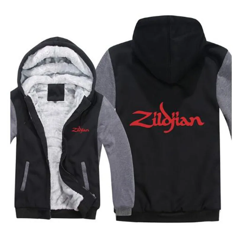Новинка, зимние толстовки Zildjian, куртка для мужчин, повседневная, толстый флис, хип-хоп толстовки, пуловер для мужчин, большие размеры, 5XL пальто - Цвет: 6