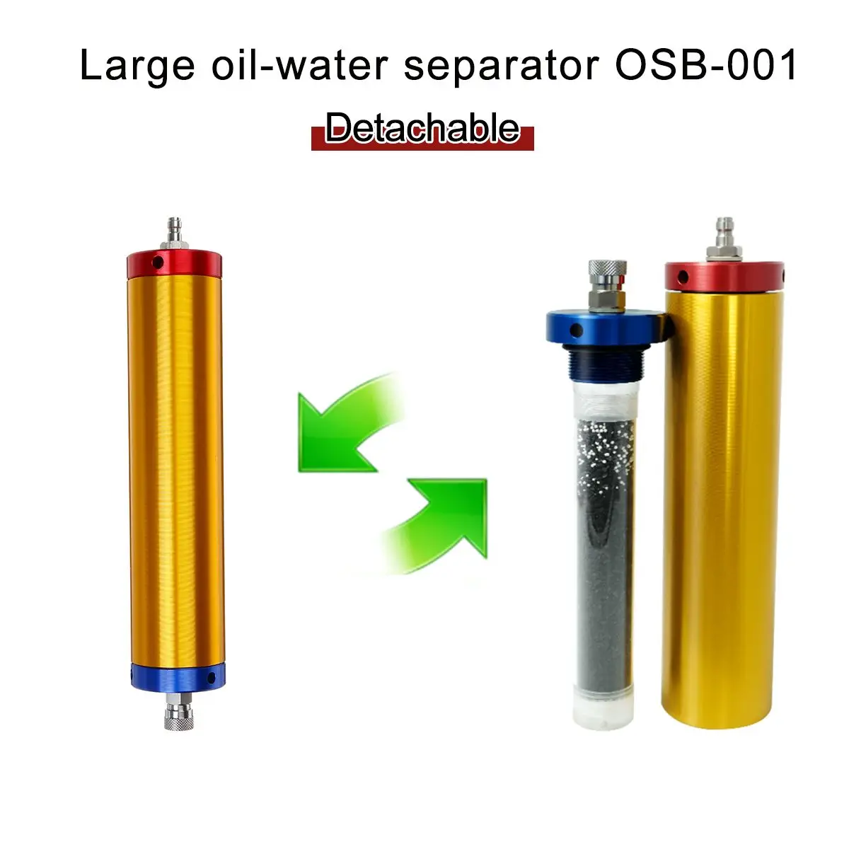 3000PSI масляный сепаратор воды авиационный алюминий 6061 фильтрации для воздушного насоса фильтр компрессор, воздушный насос Дайвинг
