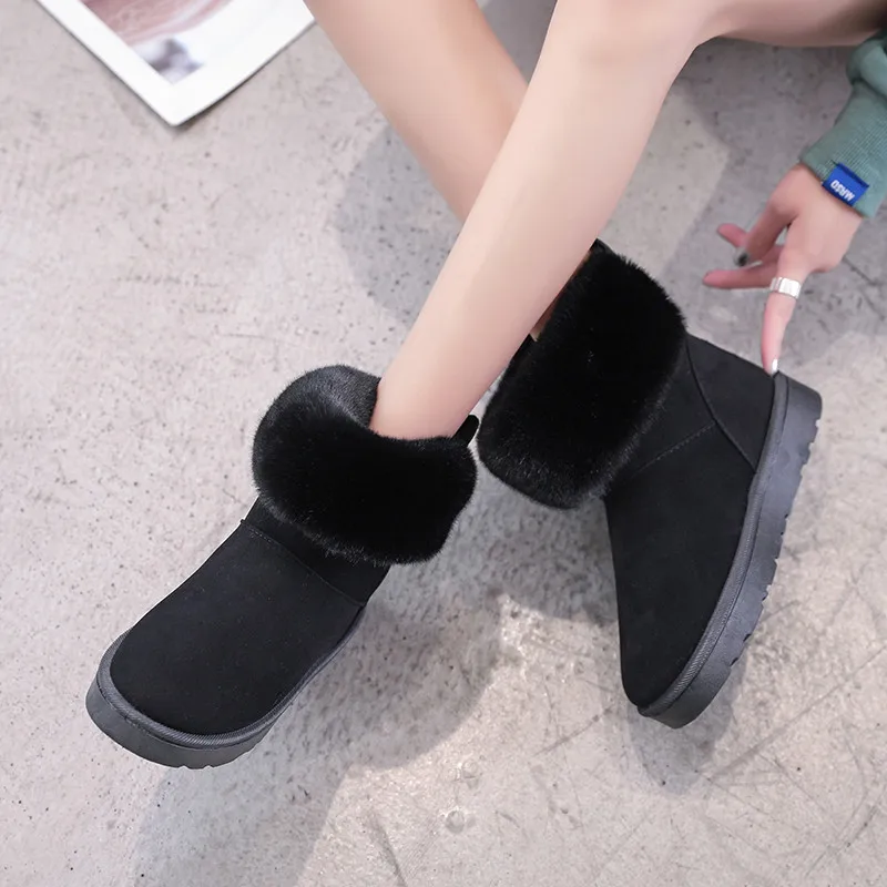 Кроссовки женские с защитой от холода повседневная удобная мягкая теплая зимняя