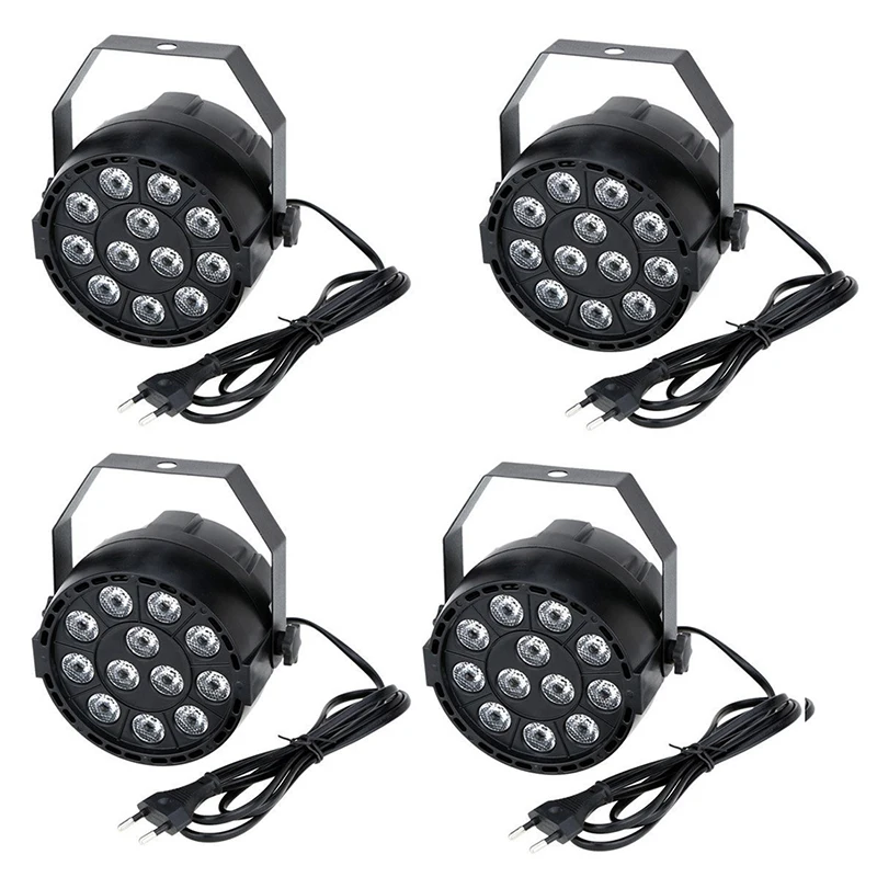 BMBY-2 x 15W DMX-512 RGBW LED DJ Light Effect Disco Lighting 8 Channel AC 100-240V