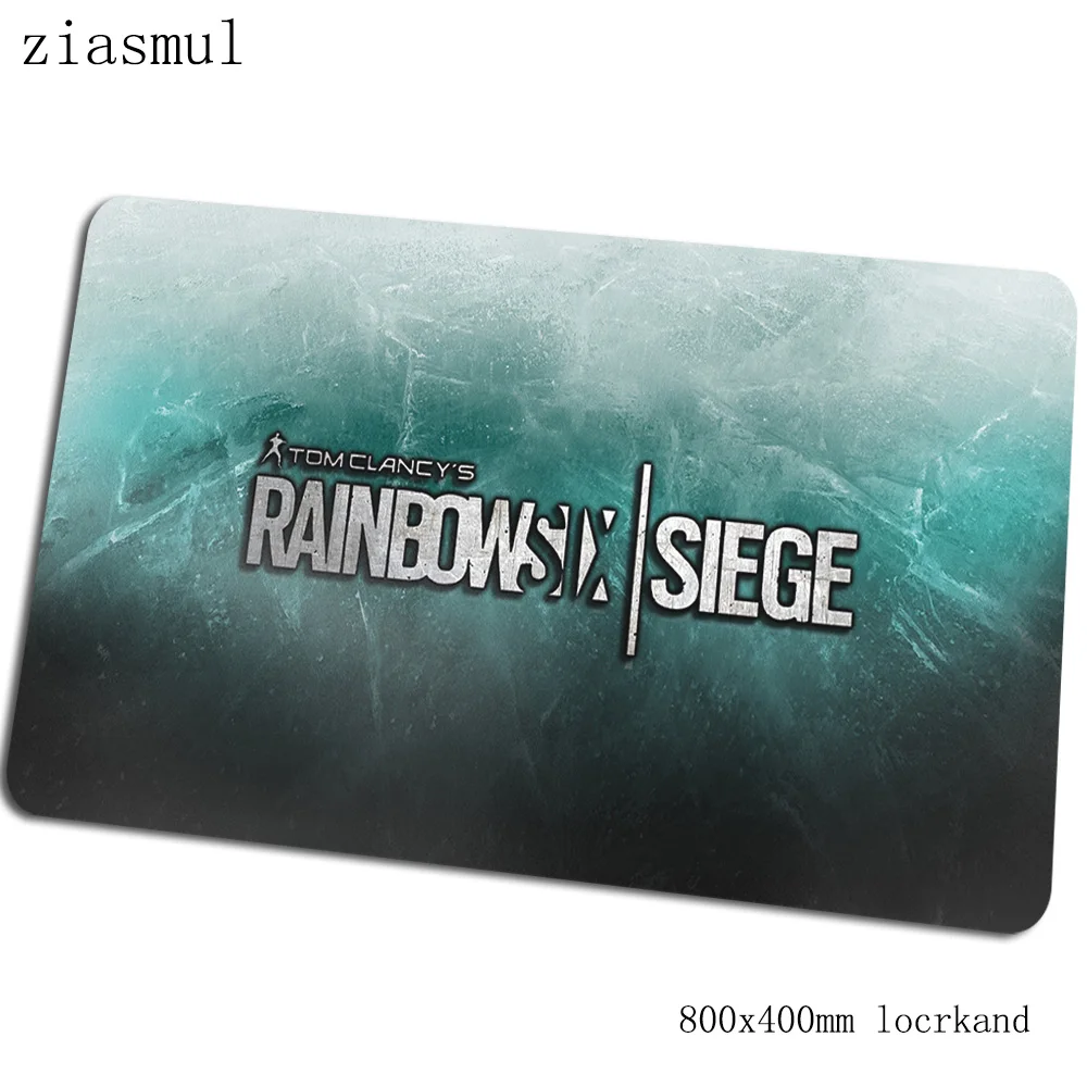 Rainbow six siege коврик для мыши 80x40 см locrkand компьютерная мышь игровой мат геймпад высококлассный игровой коврик для мыши Настольный коврик для офиса padmouse - Цвет: Size 800x400x2mm