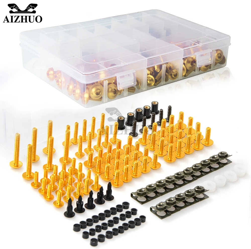 Universal Motorcycle Fairing Bolts Screws Spring Bolt Kit For SUZUKI GSX-S750 GSX-S1000 SV 400 650 DL V-Strom SV650 SV400 | Автомобили и
