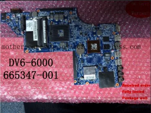 Материнская плата для ноутбука HP PAVILION DV6 DV6-6000 SERIES P/N 665347-001 | Компьютеры и офис