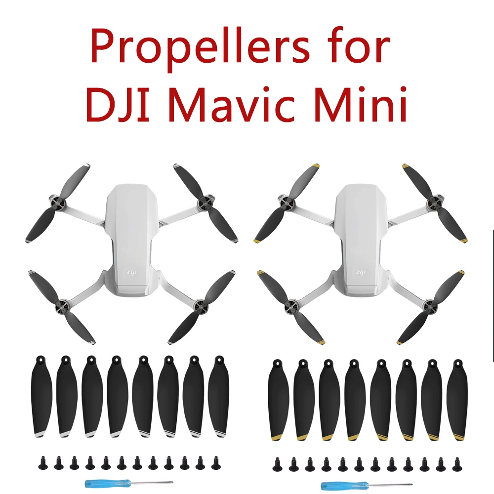 Buy MWX 8pcs Mavic Mini Propeller Set Quieter Flight and Powerful Thrust for DJI Mavic Mini Propellers Non-original 