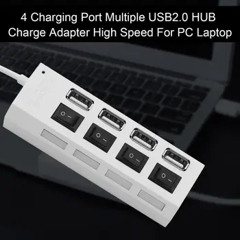 

4 Ports USB 2.0 HUB 2.0 HUB Multi USB Splitter Expander Multiple USB 3 Hab with Power Adapter USB3.0 Hub with Switch For PC