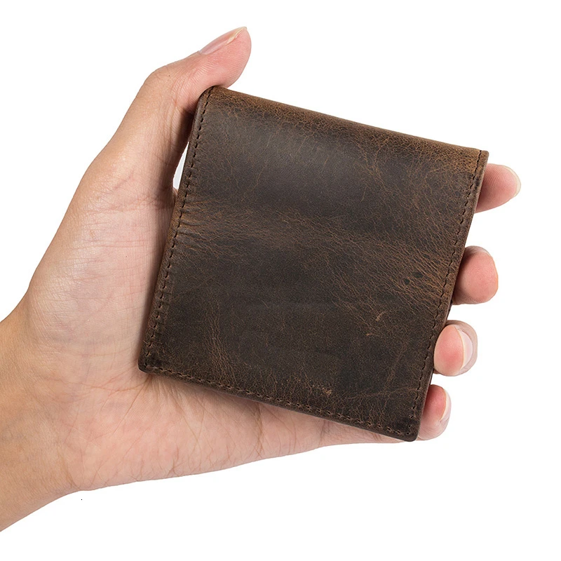 Портмоне Пояса из натуральной кожи HASP маленький кошелек короткие монета Женские