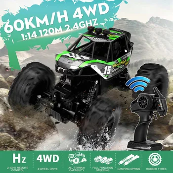 

1:14 4WD RC Car Updated Version 2.4G Radio Control RC Car Toys remote control car Trucks Off-Road Trucks boys Toys for Children