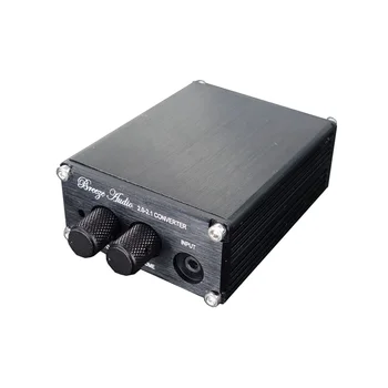 

DC 9V-24V pre-amp Audio Amplifier HIFI Lossless Professional Subwoofer 2.0 to 2.1 Audio System Converter Adapter 3.5MM Jack